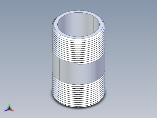 聚氯乙烯配件33-Sch80_Nipple_MPTxMPT_861-215_1.5in x 3in