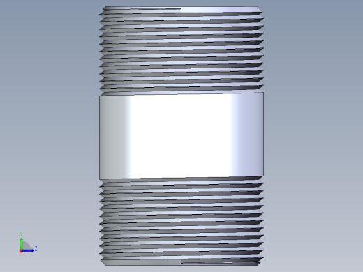 聚氯乙烯配件33-Sch80_Nipple_MPTxMPT_861-215_1.5in x 3in左视缩略图