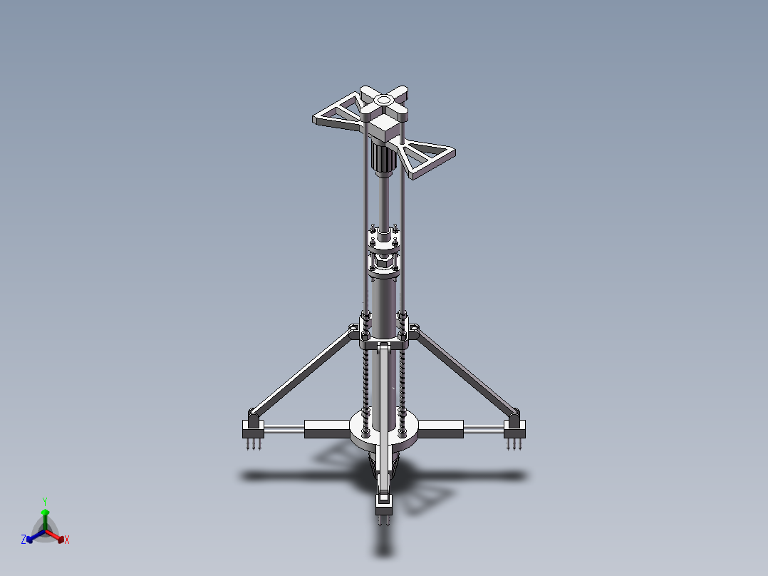 土壤检测用土壤取样装置==1586191==100正等轴测图