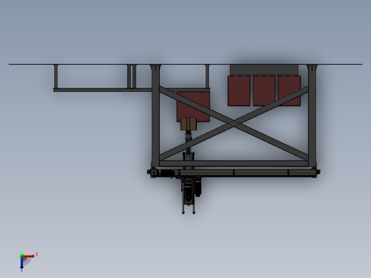 包装箱自动码垛设备俯视缩略图