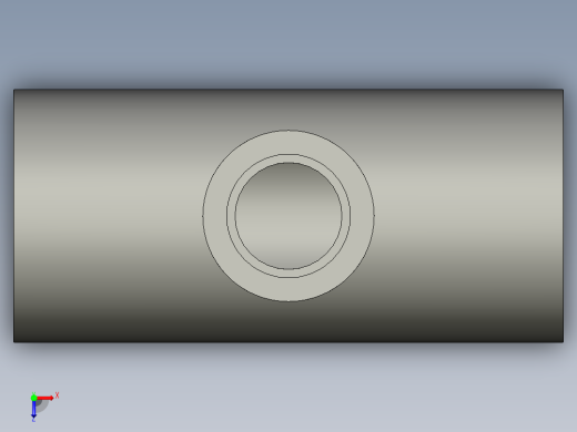 船舶管路系统SeaCor_Molded_ReducingTee_SxSxS_37J101130_1in x 0.5in俯视缩略图