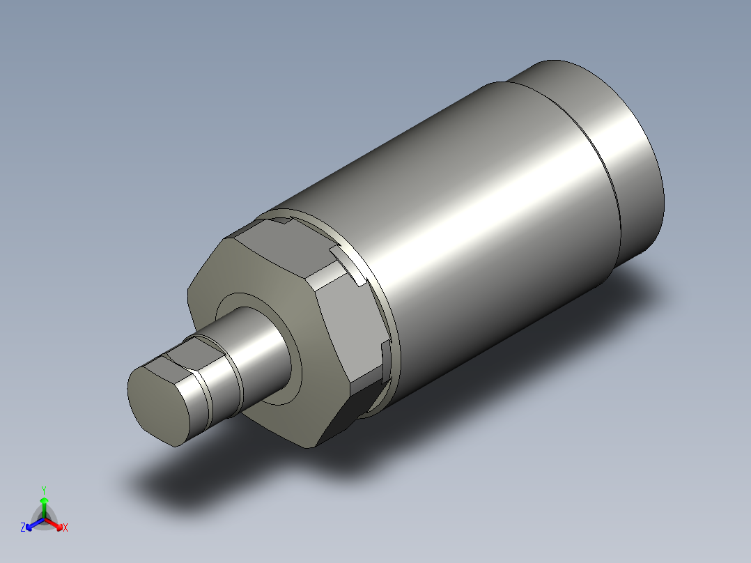 KOSMEKLD0302-x-E多系列多零件图纸模型主视图