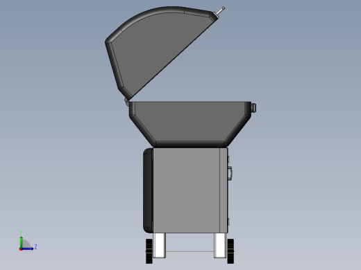 便携式可移动烧烤炉左视缩略图