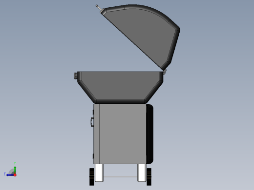 便携式可移动烧烤炉右视缩略图