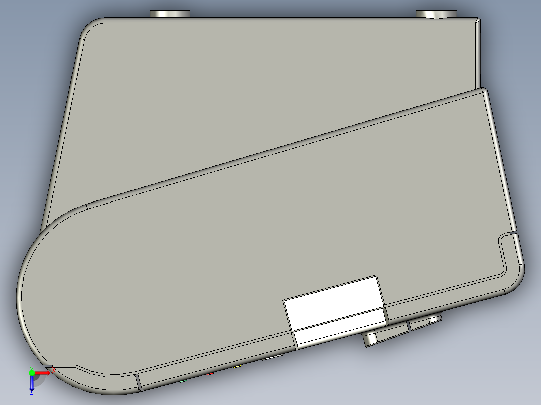 热敏票据打印机俯视图