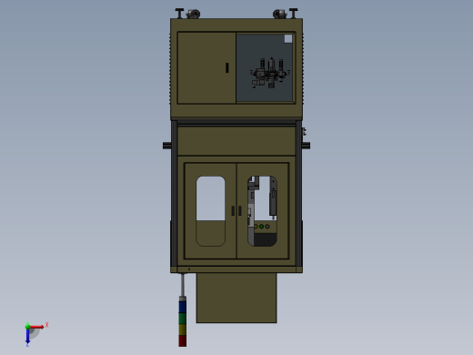 集条码扫描检测非标机俯视缩略图