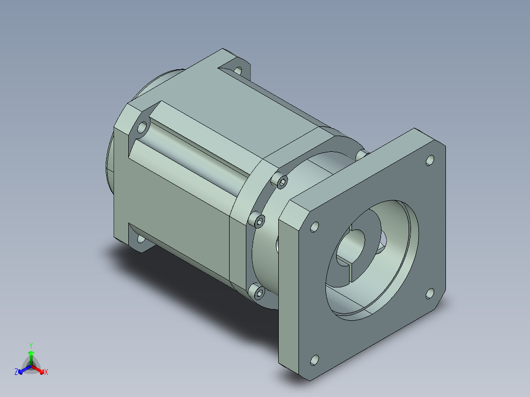 直齿孔PLX142-L2 35-114.3-200-M12-ZJ.stp主视图
