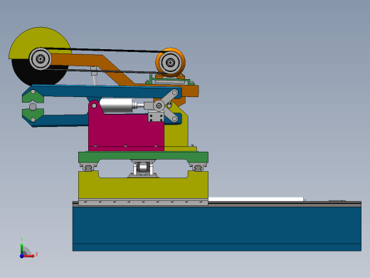 PLC控制得气动随动铸棒线切割机设计含SW三维图==1193976==500前视缩略图