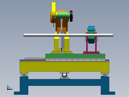PLC控制得气动随动铸棒线切割机设计含SW三维图==1193976==500左视缩略图