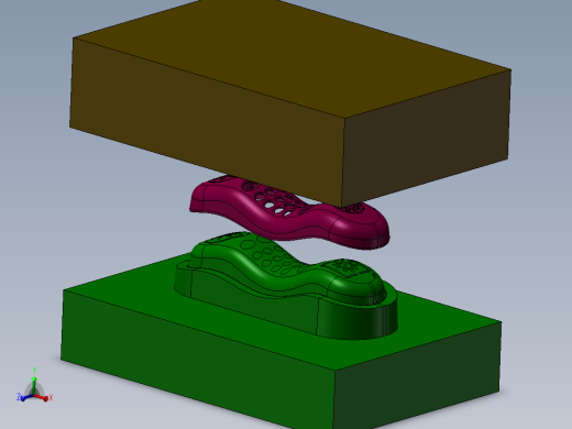 SolidWorks开模仿形