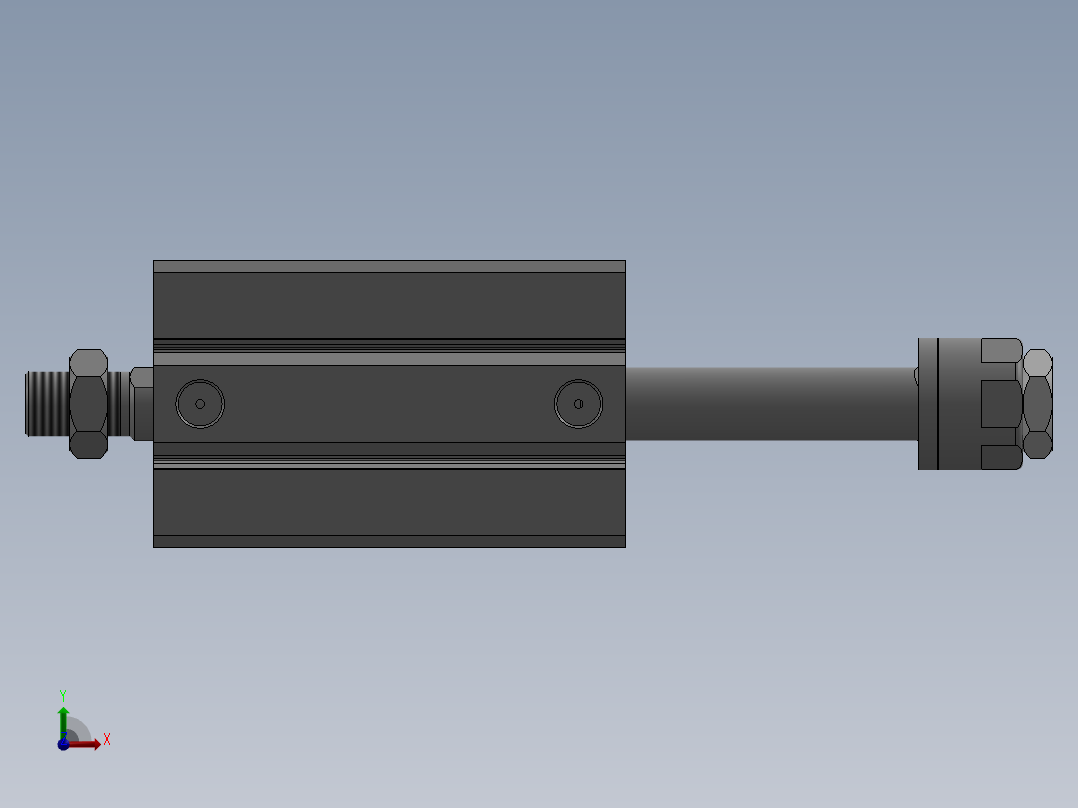 气缸ACQD80x100SB前视图