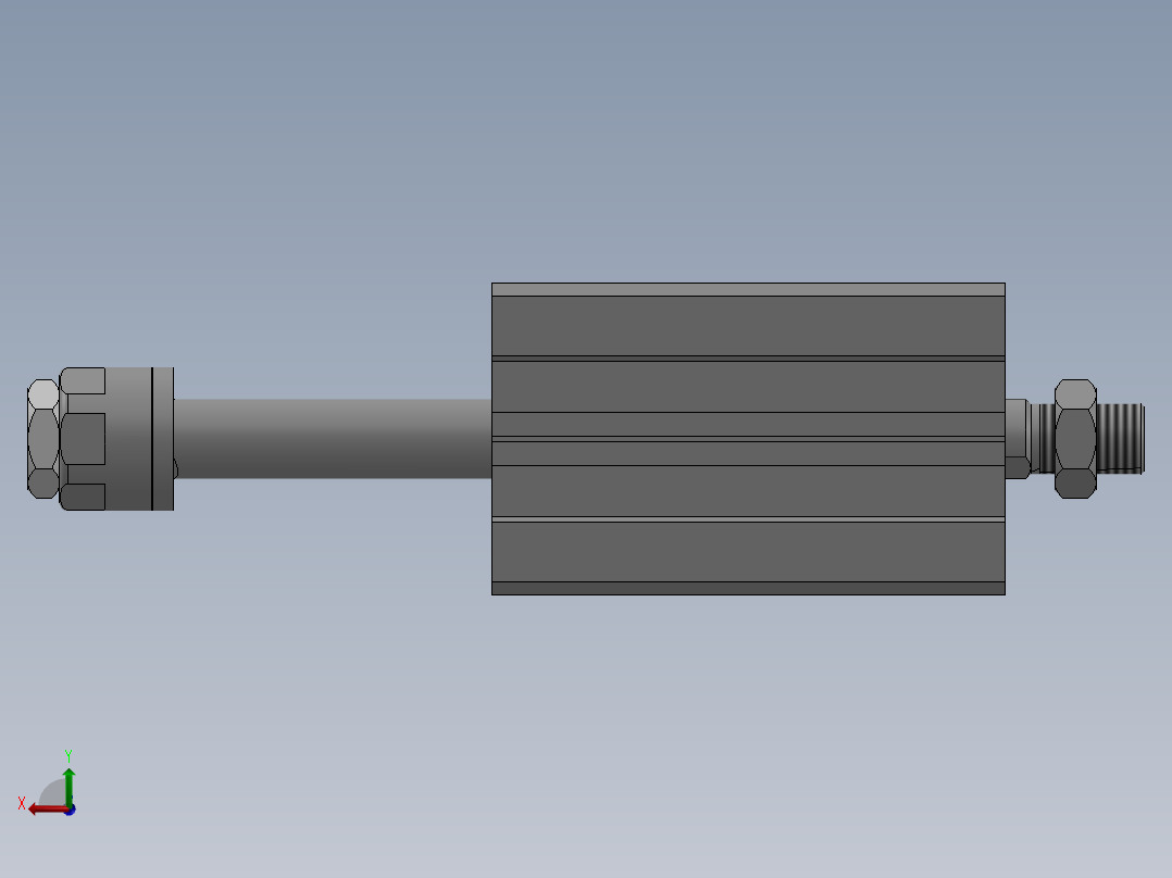 气缸ACQD80x100SB后视图