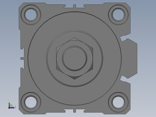 气缸ACQD80x100SB左视缩略图