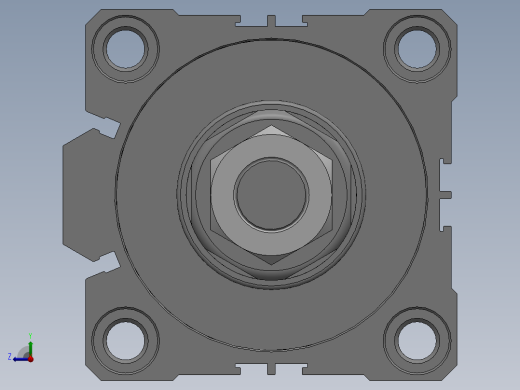 气缸ACQD80x100SB右视缩略图