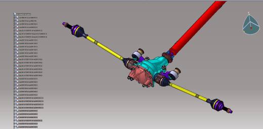 四驱传动轴系统模型801328缩略图