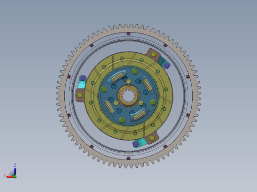 汽车膜片弹簧离合器