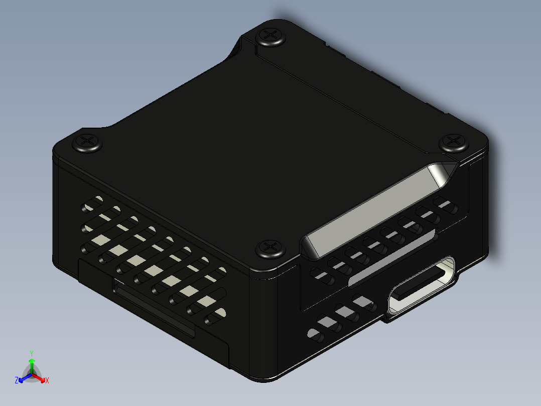 DJI O3Air套装正等轴测图