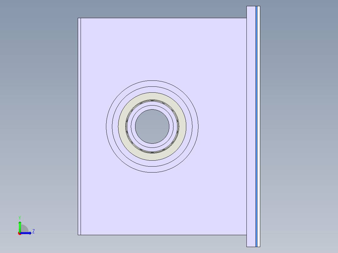 [PVC x PVC_FPM] 手动阀箱Manual Valve Box左视图