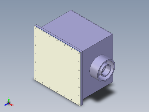 [PVC x PVC_FPM] 手动阀箱Manual Valve Box正等轴测缩略图