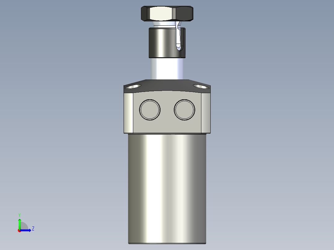 KOSMEKLHS0360-SR-Y45多系列多零件图纸模型左视图