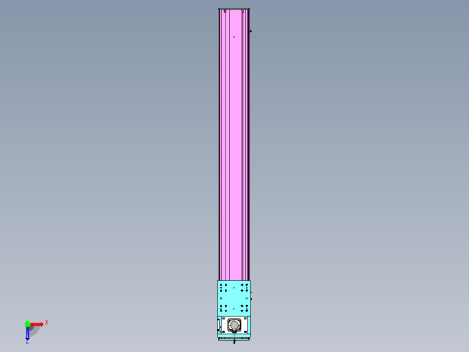 东锦齿条传动DH210G-L167-S1800-BU-减速机+P750W.STEP俯视缩略图