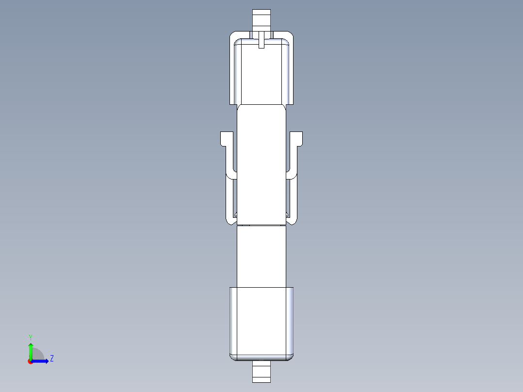 Souriau SMS系列连接器包-6P__SMS6PDH3__SMS6RDH3__RC16M23K左视图