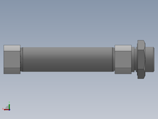 标准气缸 亚德客 MI20x50SU-缸体后视缩略图