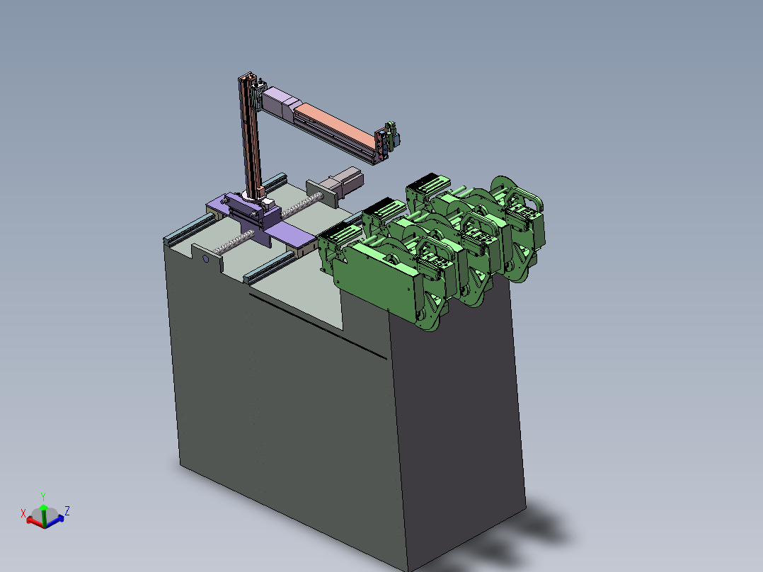 BD-3160 3C 内存主板自动摆盘组装机主视图