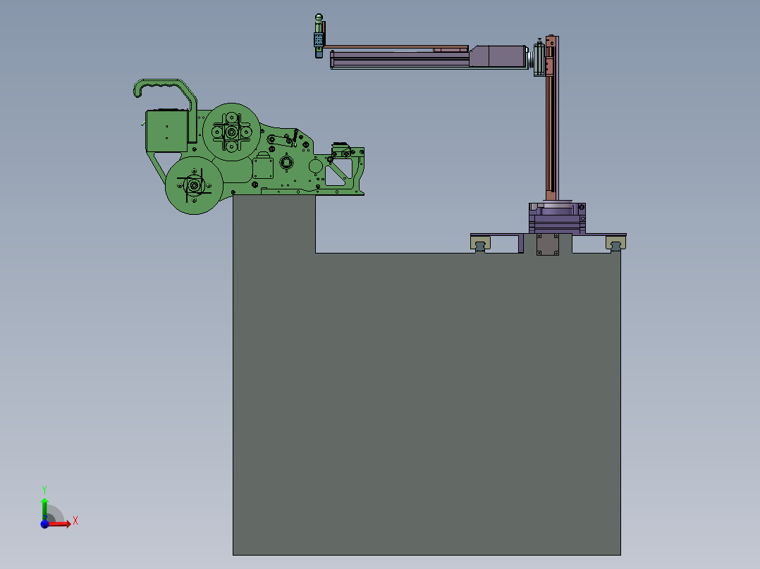 BD-3160 3C 内存主板自动摆盘组装机前视图