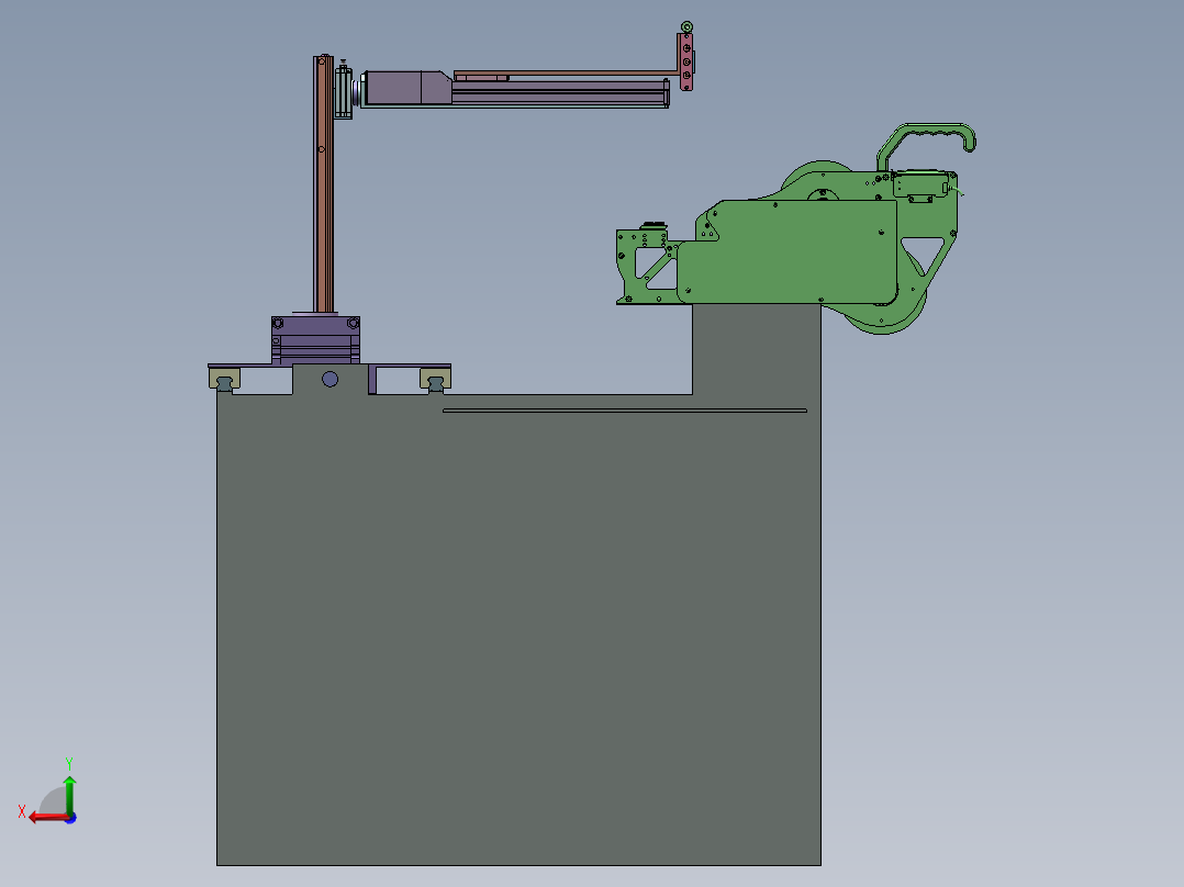 BD-3160 3C 内存主板自动摆盘组装机后视图