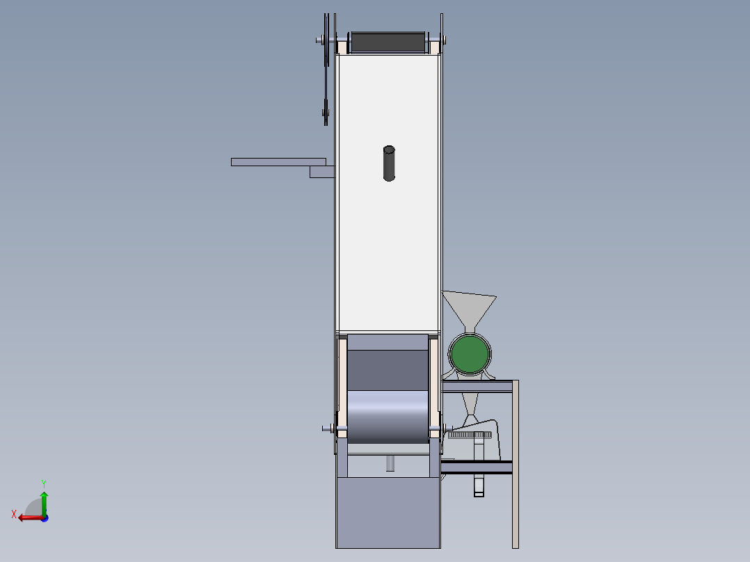 A2004076-生芭蕉转化为芭蕉粉机器后视图
