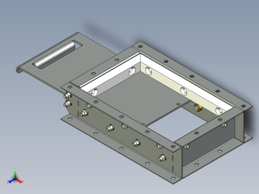 饲料厂手动滑动门