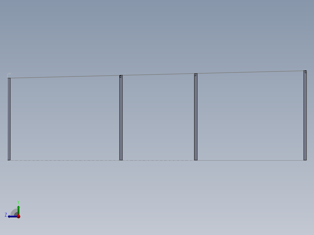 金属结构右视图