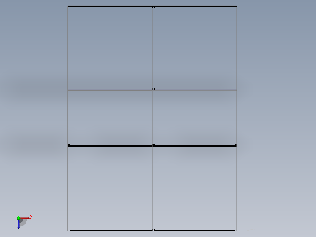 金属结构俯视图