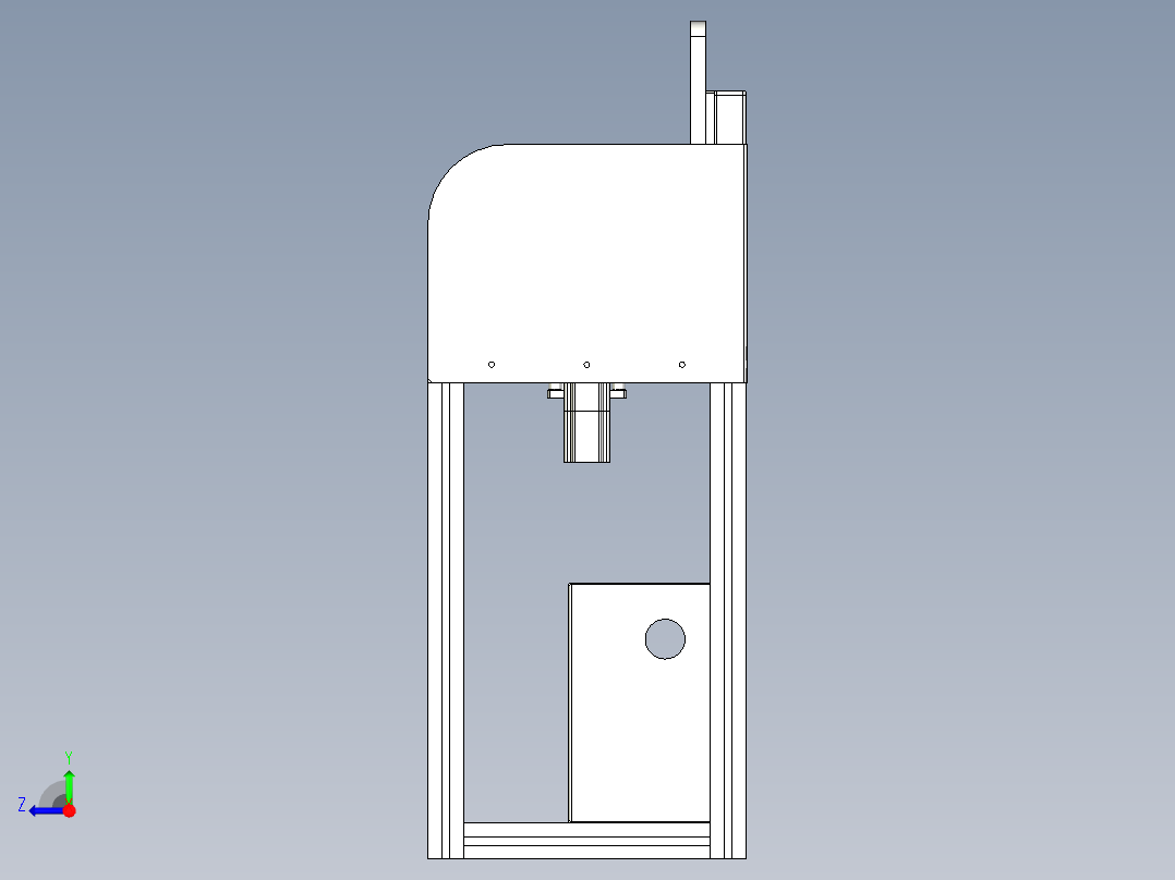 摄像头检测平面度设备（平面度检测机）右视图
