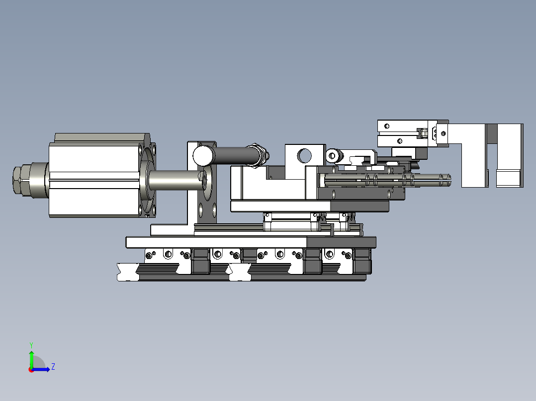 反面推料机构1左视图