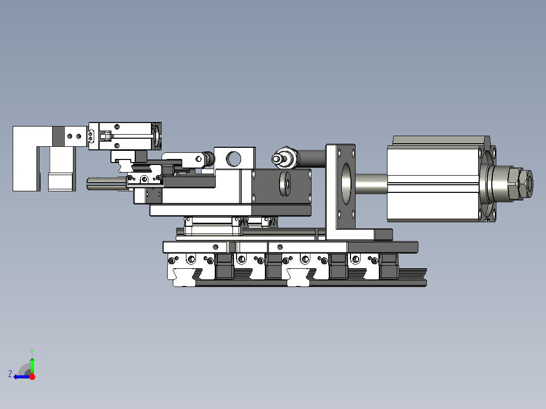反面推料机构1右视图
