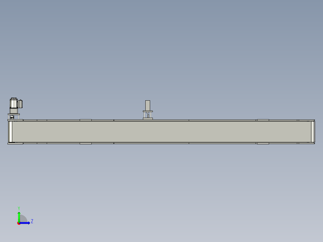 JC-流线输送不良产品总装左视图