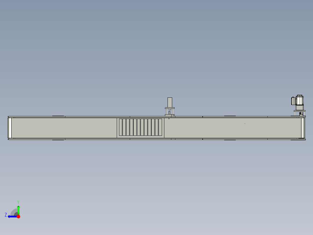 JC-流线输送不良产品总装右视图