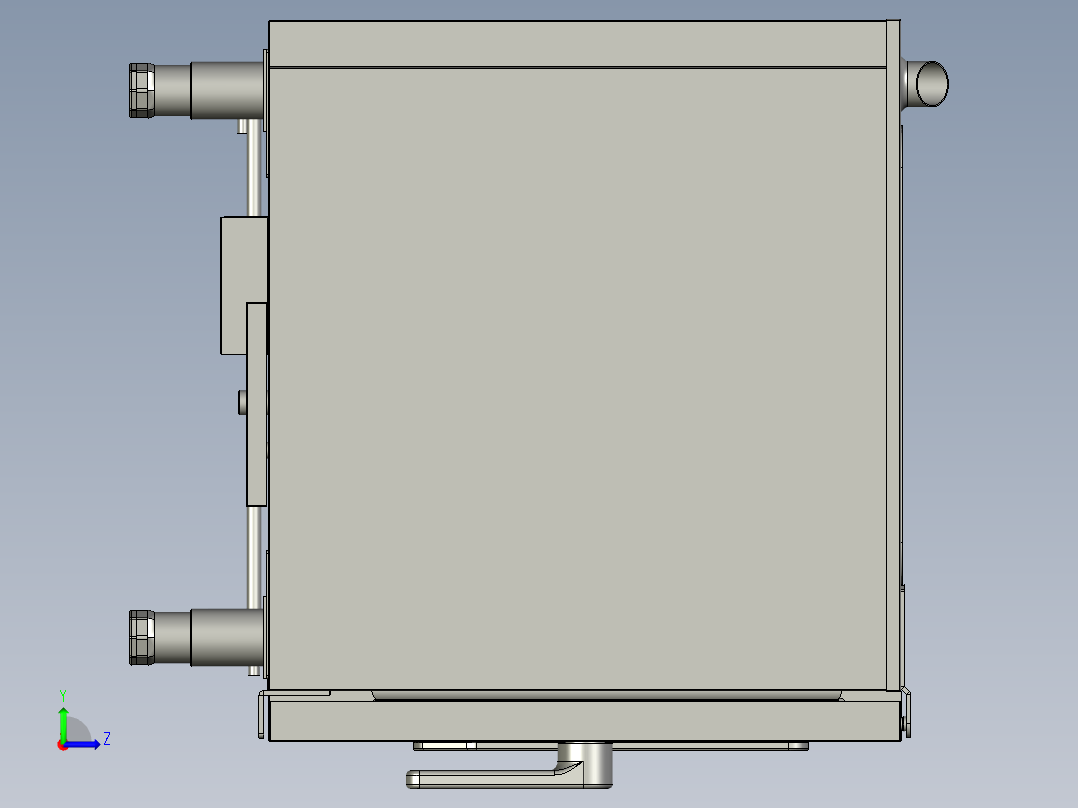 大烤箱蒸烤一体式左视图