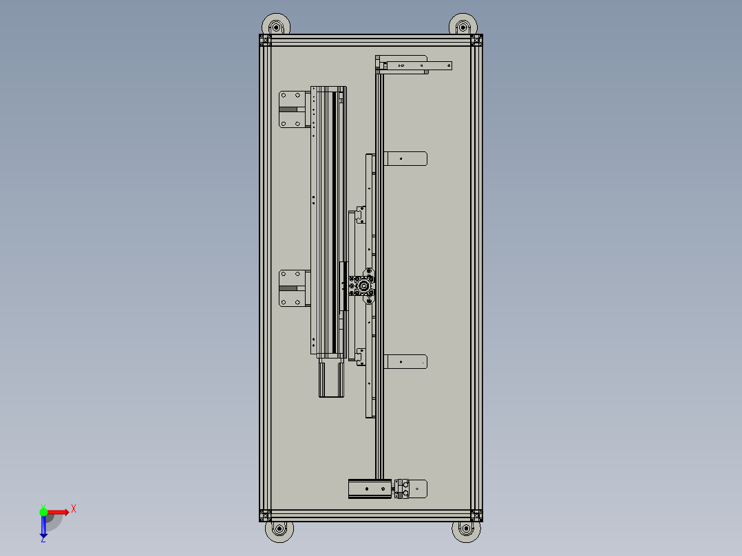 可组合安装的真空取料抓手俯视图