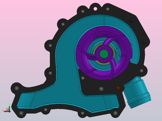 罗孚V8别克215水泵总成后视缩略图