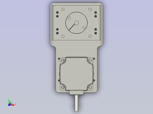 M077-KK86-带联轴器反折马达组前视缩略图