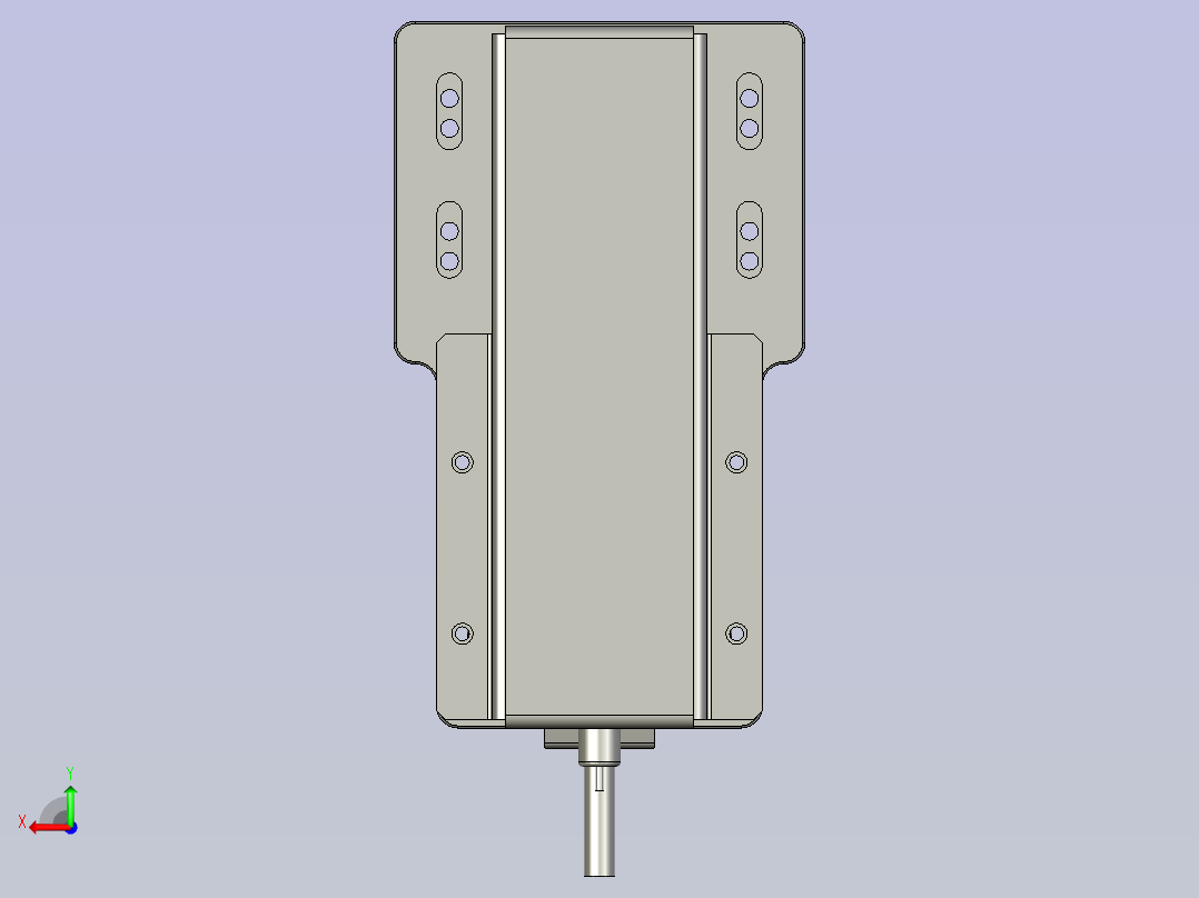 M077-KK86-带联轴器反折马达组后视图