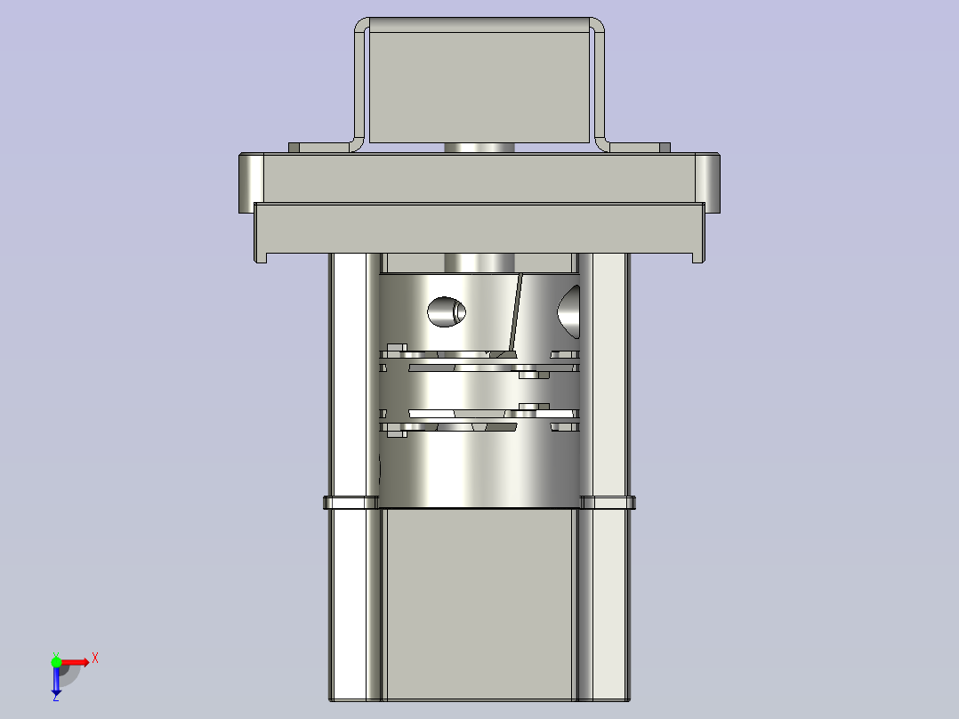 M077-KK86-带联轴器反折马达组俯视图