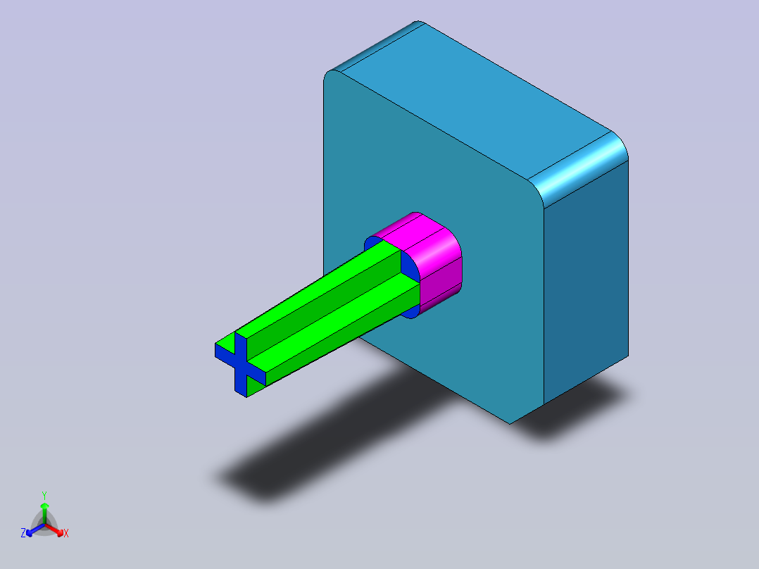 练习0311_BE1正等轴测图