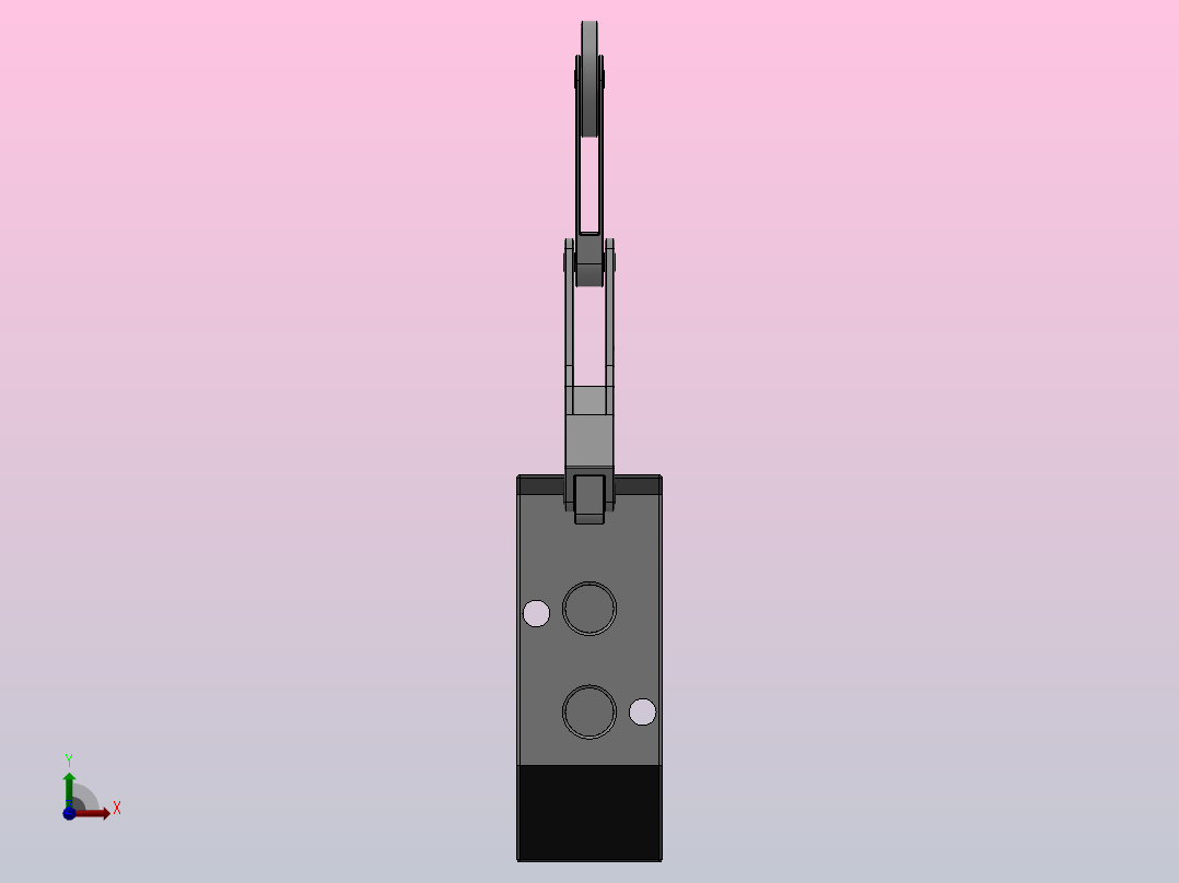 C系列机控换向阀Q23C1C-L3[Q23C4C-L3]前视图