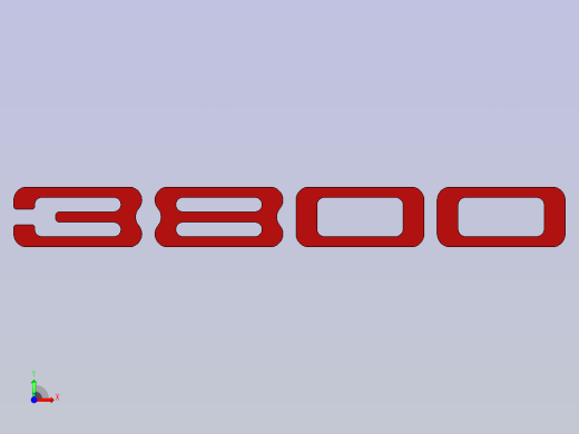 仿真设计的3800标志前视缩略图