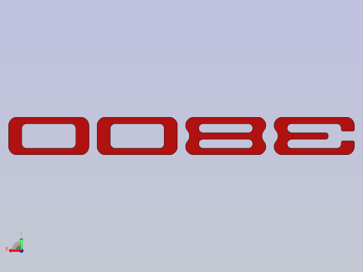 仿真设计的3800标志后视缩略图