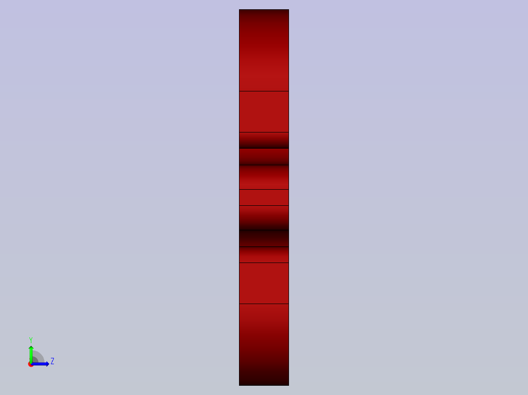 仿真设计的3800标志左视图